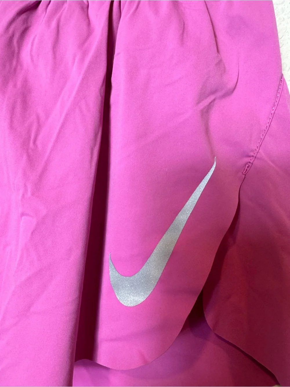 Nike Racing Women's Pink Athletic Aeroswift Running Shorts with Built-In Liner M